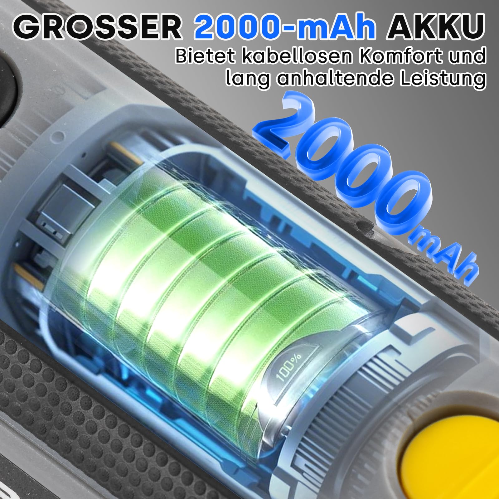 Enventor 4V Mini Multifunktionswerkzeug Akku, Rotationswerkzeug-Set, 5 Variable Geschwindigkeiten, 5000-25000 RPM, 104-tlg Zubehör zum Schnitzen, Schleifen, Polieren, Schneiden, Bohren 5