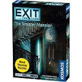 EXIT: The Game - The Sinister Mansion | Escape Game | Beat the Clock to Escape | Riddles &amp; Puzzles | Analog Tabletop Game | Ages 12+, 1-4 Players