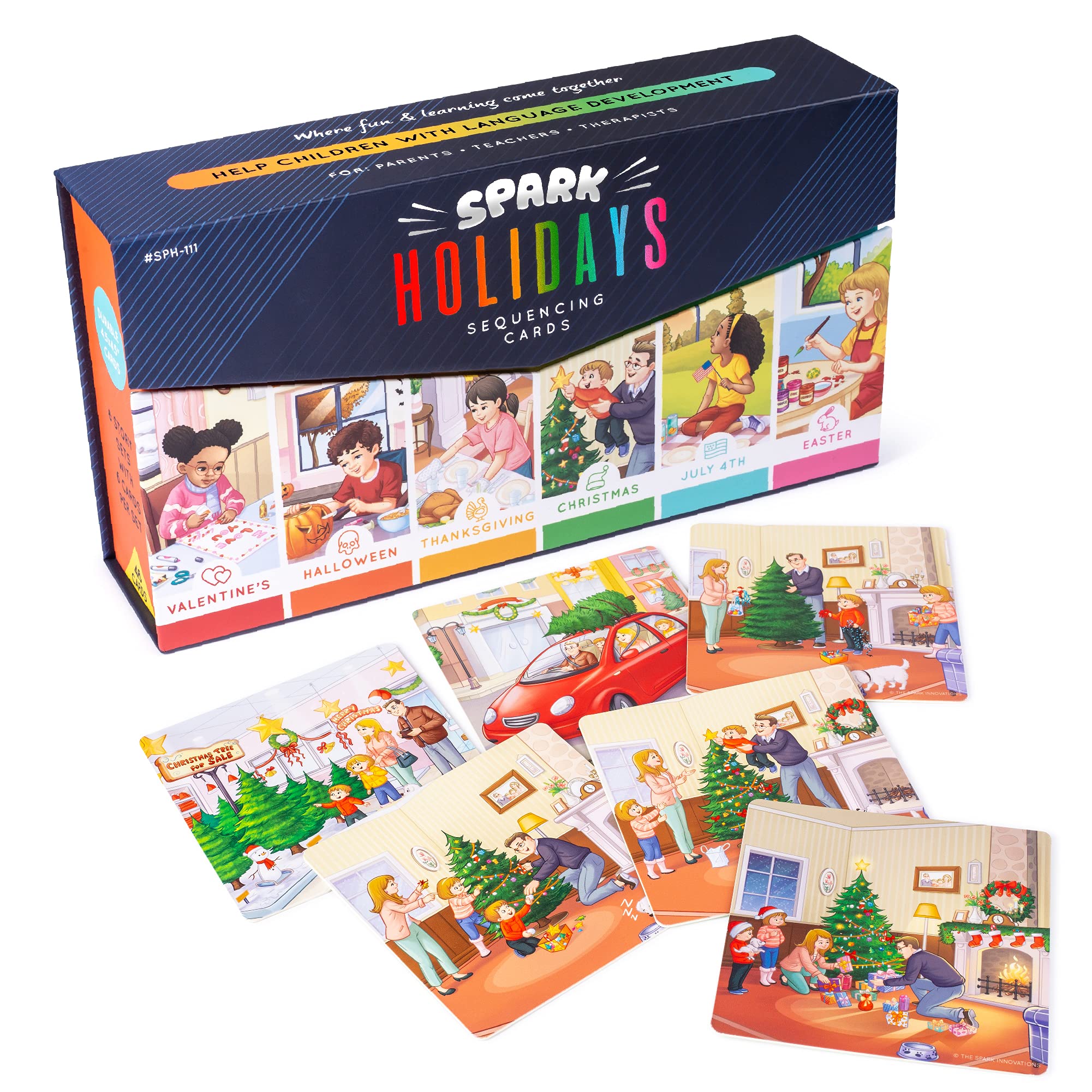 Mua SPARK INNOVATIONS Holiday Tell A Story Cards, Sequencing Game ...