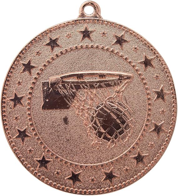 Express Medals Bronze Basketball Medal Trophy Award with
