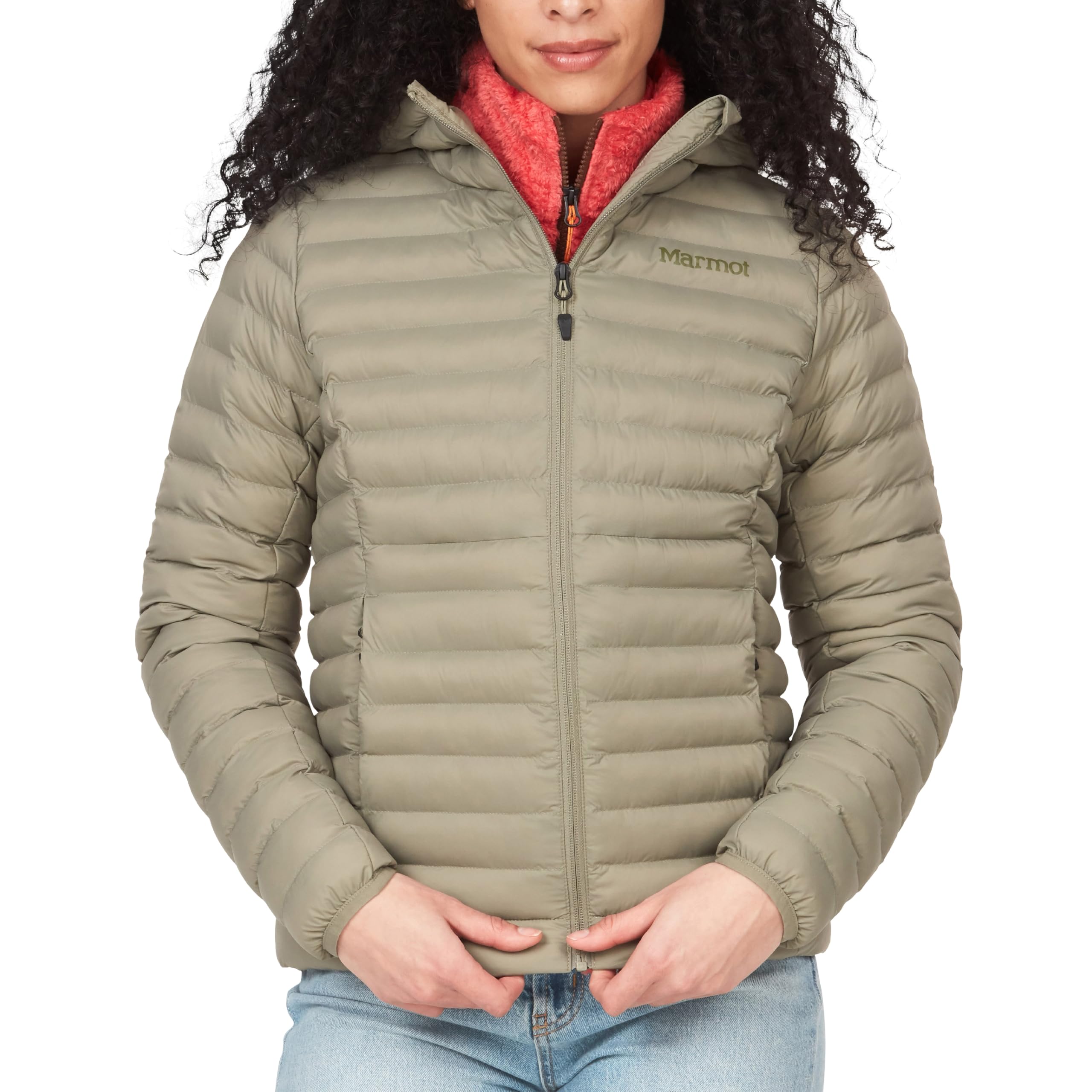MARMOT Women’s Echo Featherless Hoody – Lightweight, Down-Alternative Hooded Insulated Jacket, Vetiver, Large