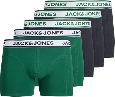Jacnolan Solid Trunks 5 Pack