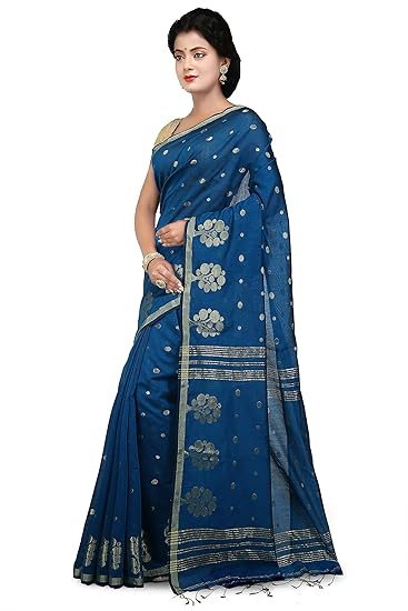 Womens Cotton Silk Saree