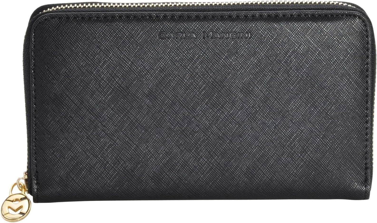 Carla Mancini Jenny Zip Wallet - Black