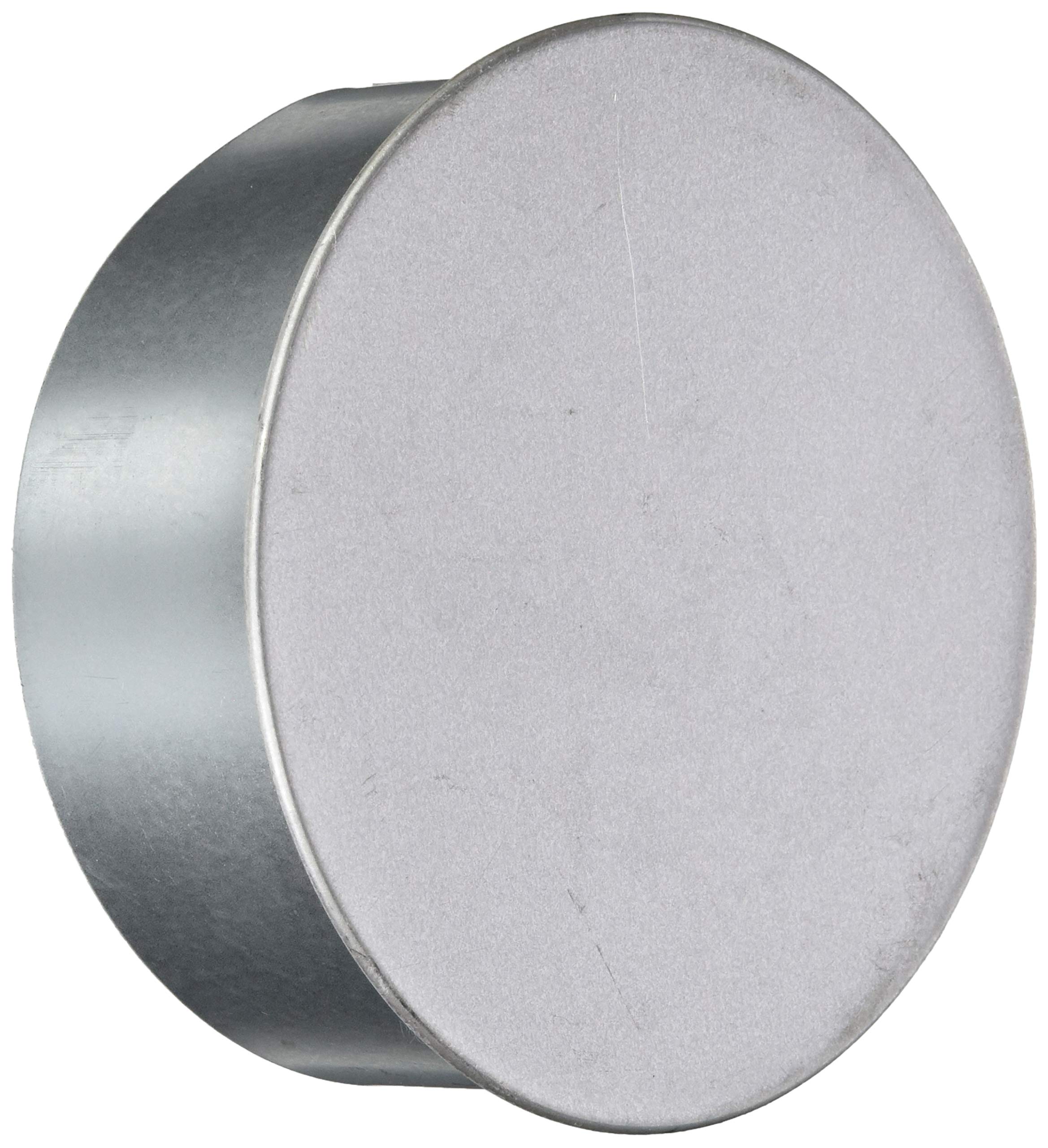 FIREFIX A130/K FAL Stove Pipe Capsule/Wall Lining Lid, Diameter 130 mm for 0.6 mm Thick Stove Pipes, Silver