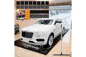 CLAWSCOVER No Leaks Garage Floor Mats for Under Car,8'6"x22' Non-slip Containment Mat,Heavy Duty Waterproof Durable Rubber PVC,Garage Car SUV Truck Mat for Parking Flooring,Protection from Snow,Oil,Rain,Muds