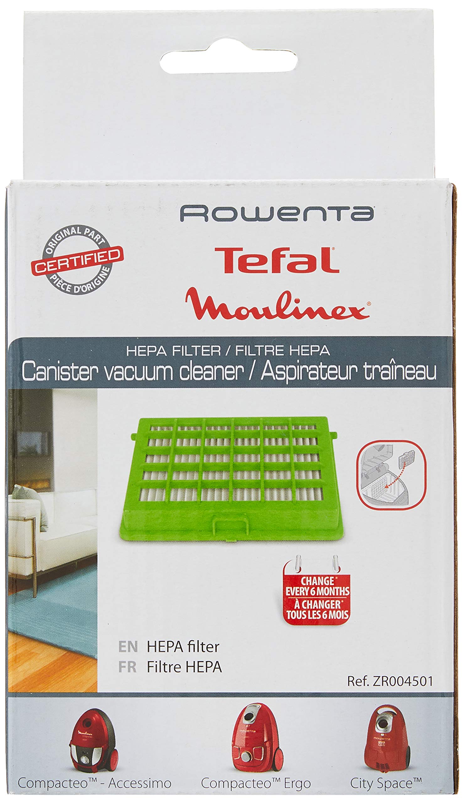 Rowenta Tefal Moulinex HEPA Filter