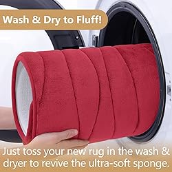 Buganda Memory Foam Bathroom Rug Mat 59x24, Extra