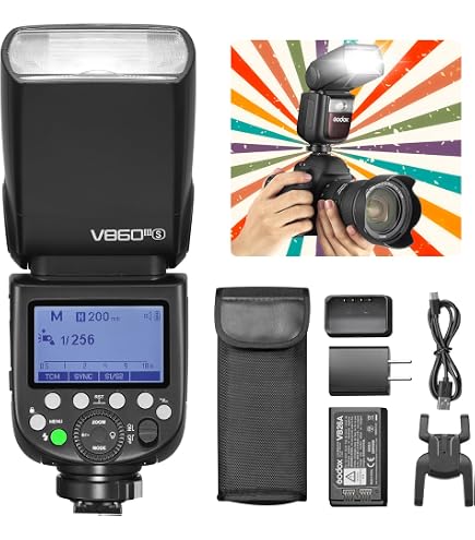 Godox V860III フラッシュ Sony Amazon.com : Godox V860III-S TTL Camera Speedlight for Sony, GN60