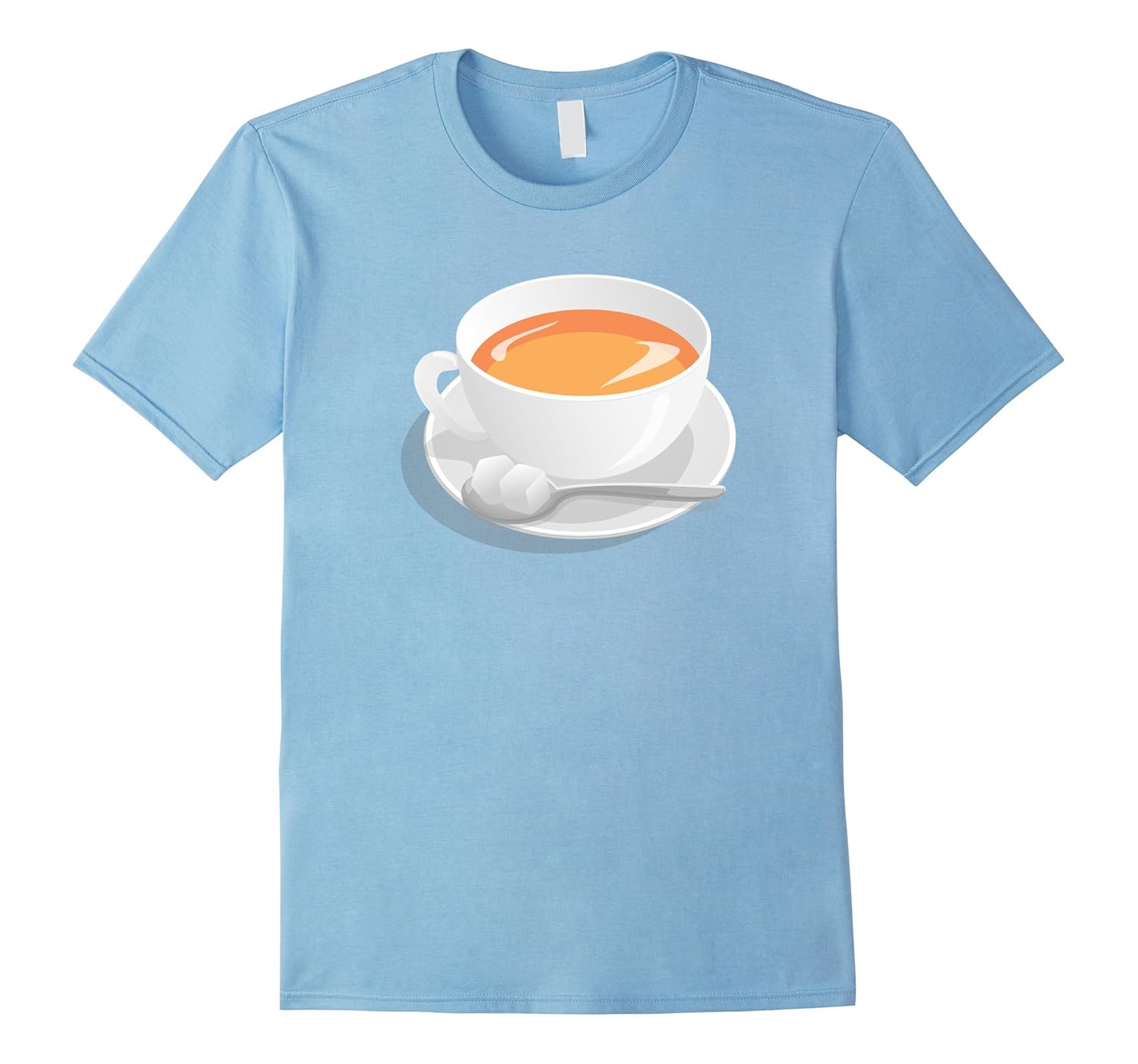 A Cup of Tea Sugar Cubes Tea Cup and Saucer T-shirt-Rose