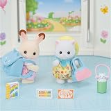 Sylvanian Families 5747 Nursery Friends Walk Along Duo Doll Set view 3