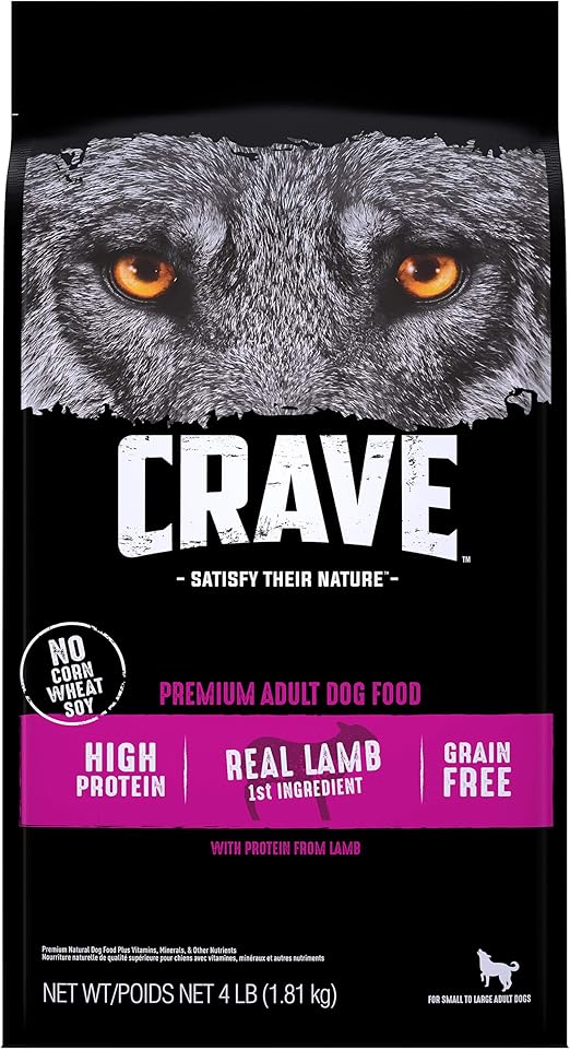 crave dog food nutrition facts