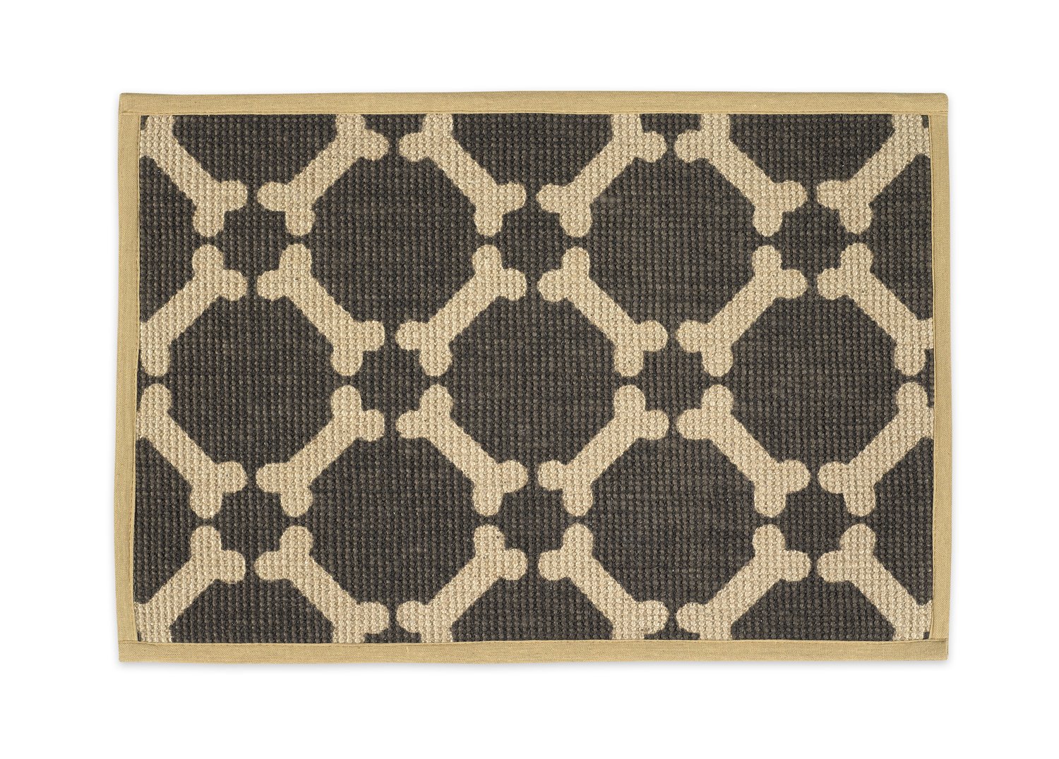 Buddy's Line Brown-Jute Placemats, Acrylic, Multicolour, 34.79x49.02x0.43 cm