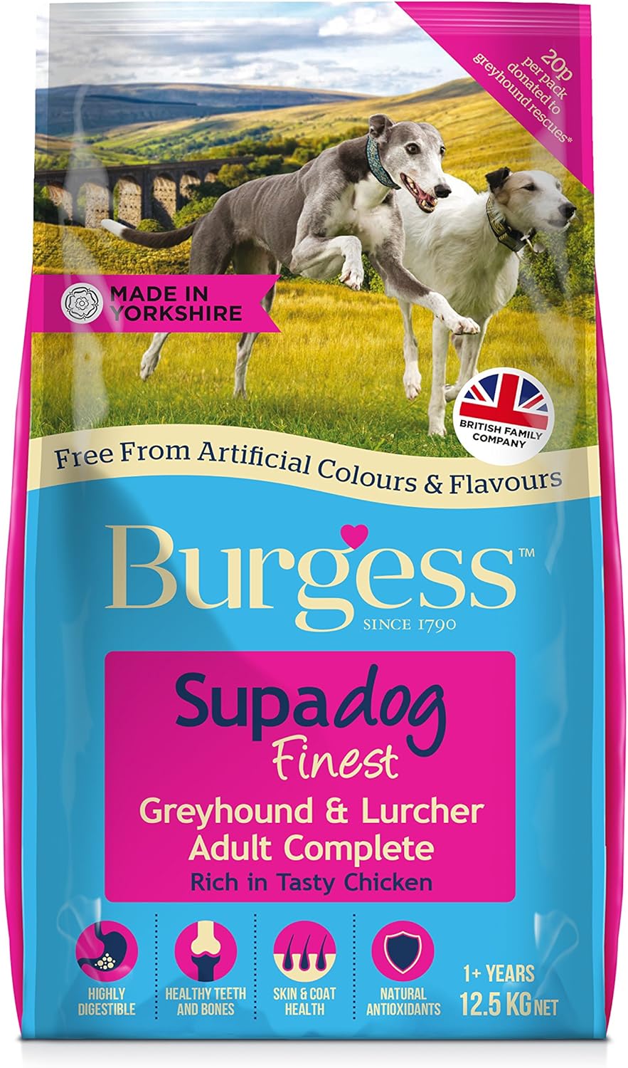 Supadog Adult Complete Dry Dog Food For Greyhounds And