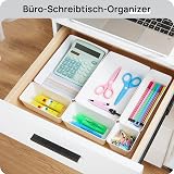 Vtopmart 25 PCS Drawer Organizers Set 4 Sizes Clear Plastic Bins view 6