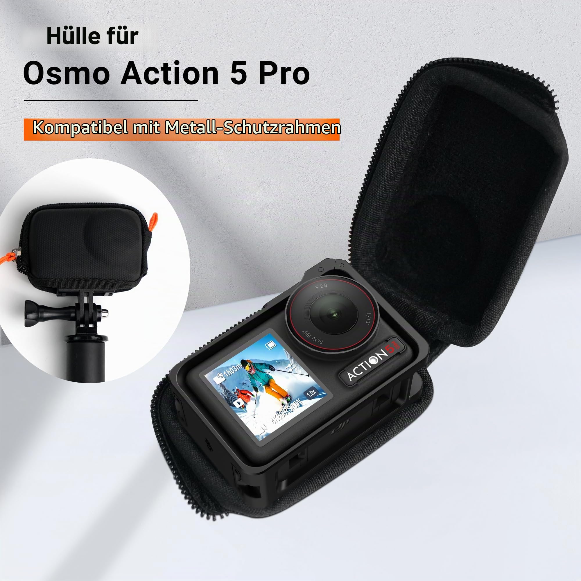 CYNOVA Osmo Action 5 Pro Case Kit für DJI Osmo Action 5 Zubehör 2