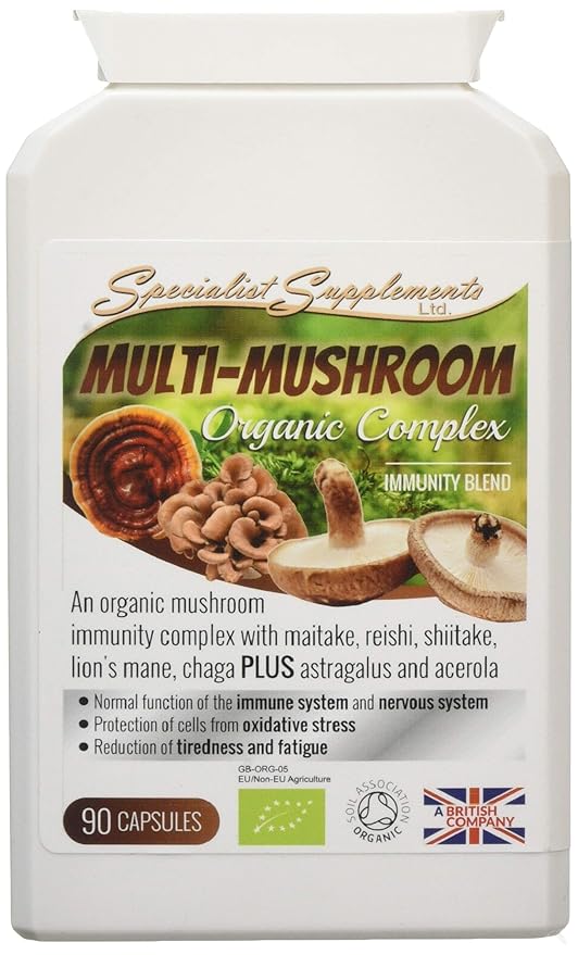 Specialist Supplements MultiMushroom Organic Complex, 90 capsules