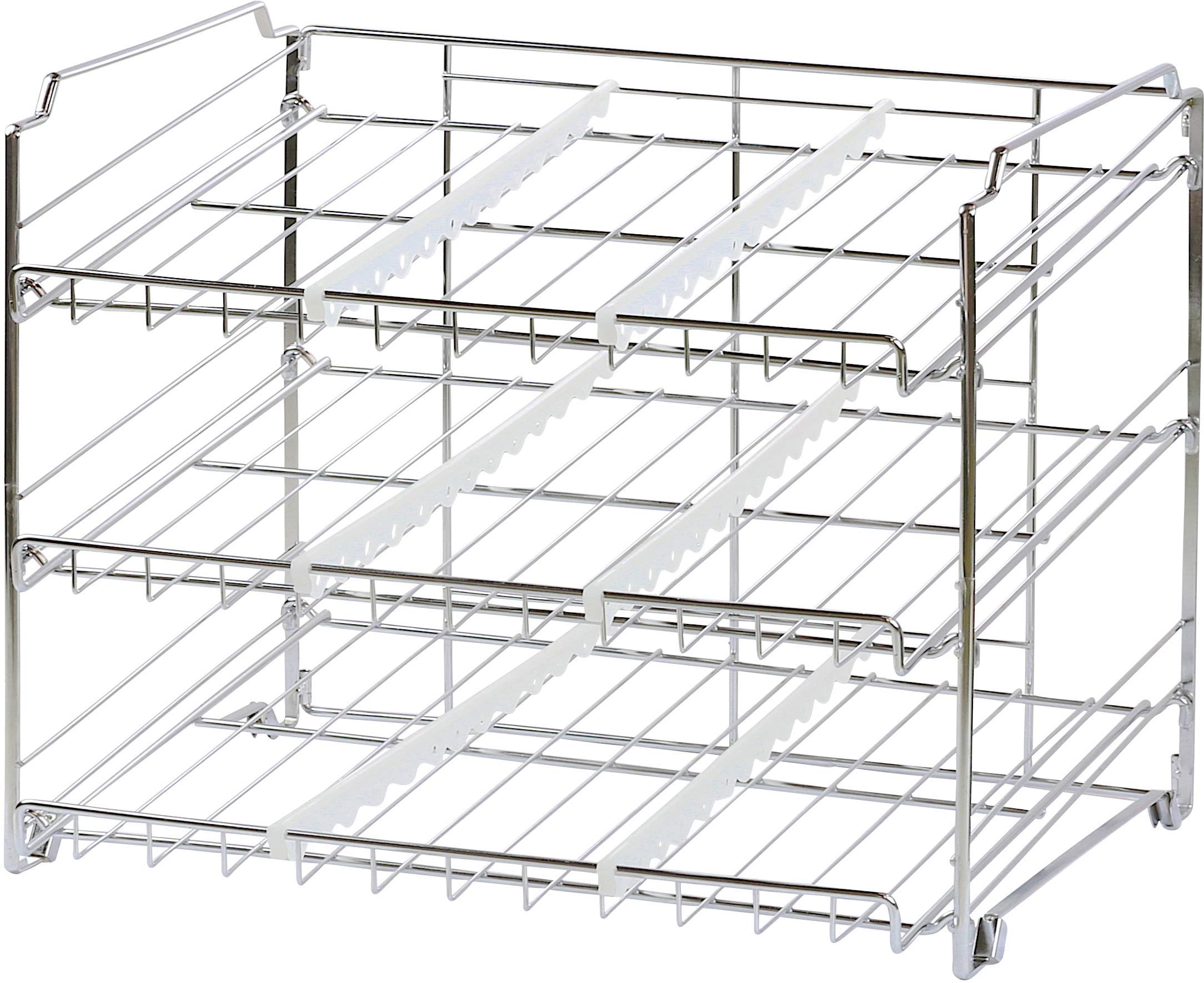simplehouseware Stackable Can Rack Organizer, Chrome