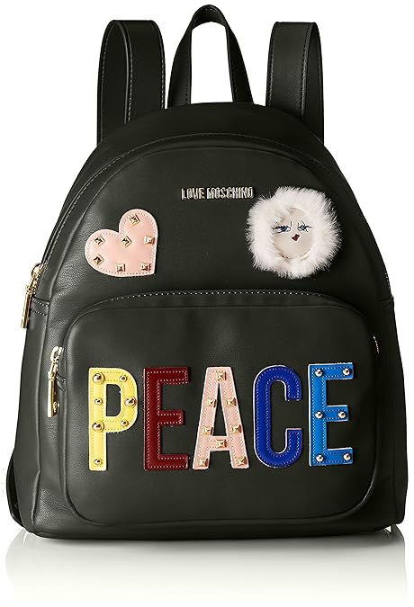Love Moschino Damen Borsa Pu Rucksackhandtasche, 12x30x26 cm