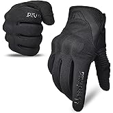 Harssidanzar Motorcycle Gloves Men Full Finger Riding Touchscreen Gloves SM061US