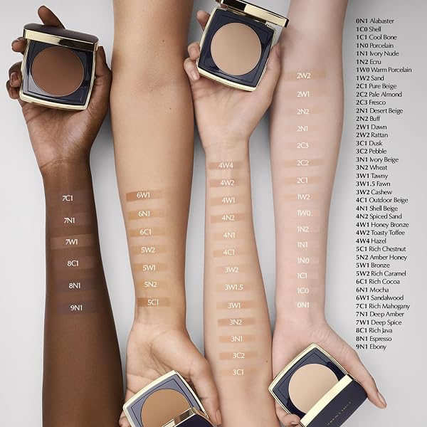 ESTÉE LAUDER DOUBLE WEAR 12-HOUR STAY-IN-PLACE MATTE FACE POWDER FOUNDATION | CONTROLS OIL & SHINE, 0.39 OUNCE, 1W2 SAND