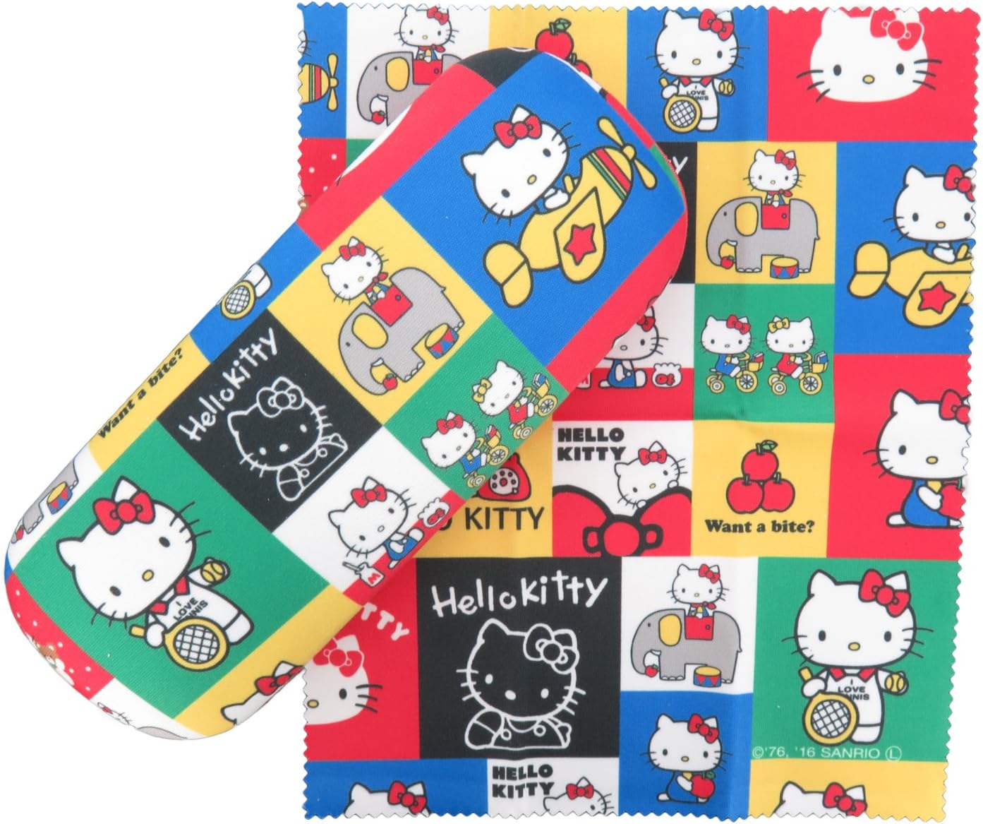 Amazon Co Jp メガネケース ハロー キティ サンリオ キャラクター ハードタイプ バネ式 収納 カラー ホーム キッチン