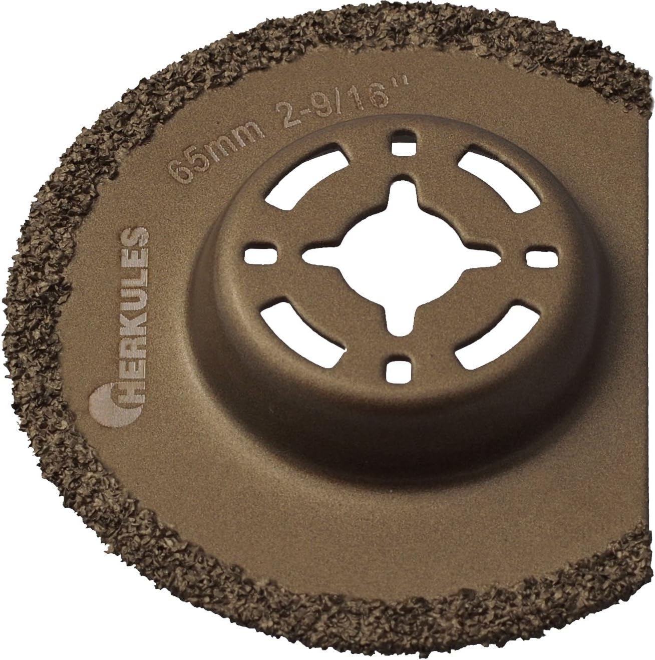 Hercules M5520 Carbide Segment Saw Blade Bent, For Multi-Sanders - Dimensions: Ø = 65 - For Material / Features: Ceramic Tile, Concrete, Stone