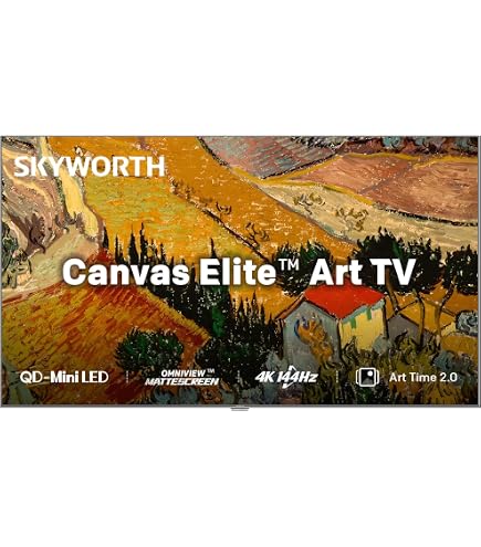 Amazon.com: Skyworth 86-inch Canvas Elite™ Art TV QD-Mini LED, 4K