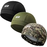 AUSFLUG Skull Cap Helmet Liner, Breathable Cooling Moisture-Wicking | Lightweight, Quick-Dry, Snug Fit Anti-Slip Hard Hat Liner For Men and Women, For Cycling, Motorcycling, Outdoor Work & Sports