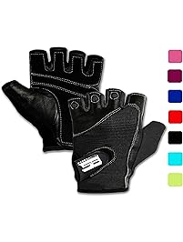 RIMSports Gym Gloves for Powerlifting, Weight Training, Biking, Cycling - Premium Quality Weights Lifting Gloves Workout Gloves w/Washable for Callus and Blister Protection!
