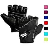 RIMSports Gym Gloves For Powerlifting, Weight Training, Biking, Cycling - Premium Quality Weights Lifting Gloves Workout Gloves w/Washable For Callus And Blister Protection!