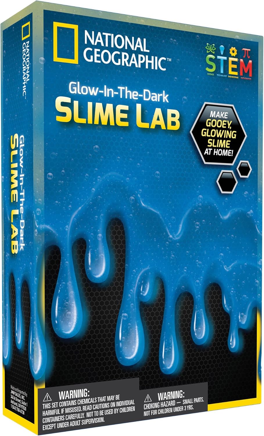 glow in the dark slime science lab