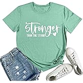 BLACKMYTH Women Cute Graphic Stronger Tee Shirts