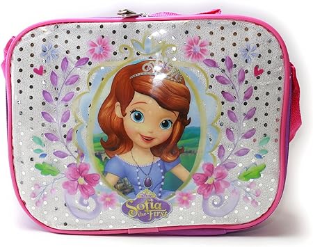 Amazon Disney ちいさなプリンセス ソフィア アップ フラワー ホワイト ランチバッグ ランチトート ピンクストラップ ショルダーバッグ 通園バッグ マチ付き ディズニー 並行輸入品 キッズコスチューム 変身 なりきり おもちゃ
