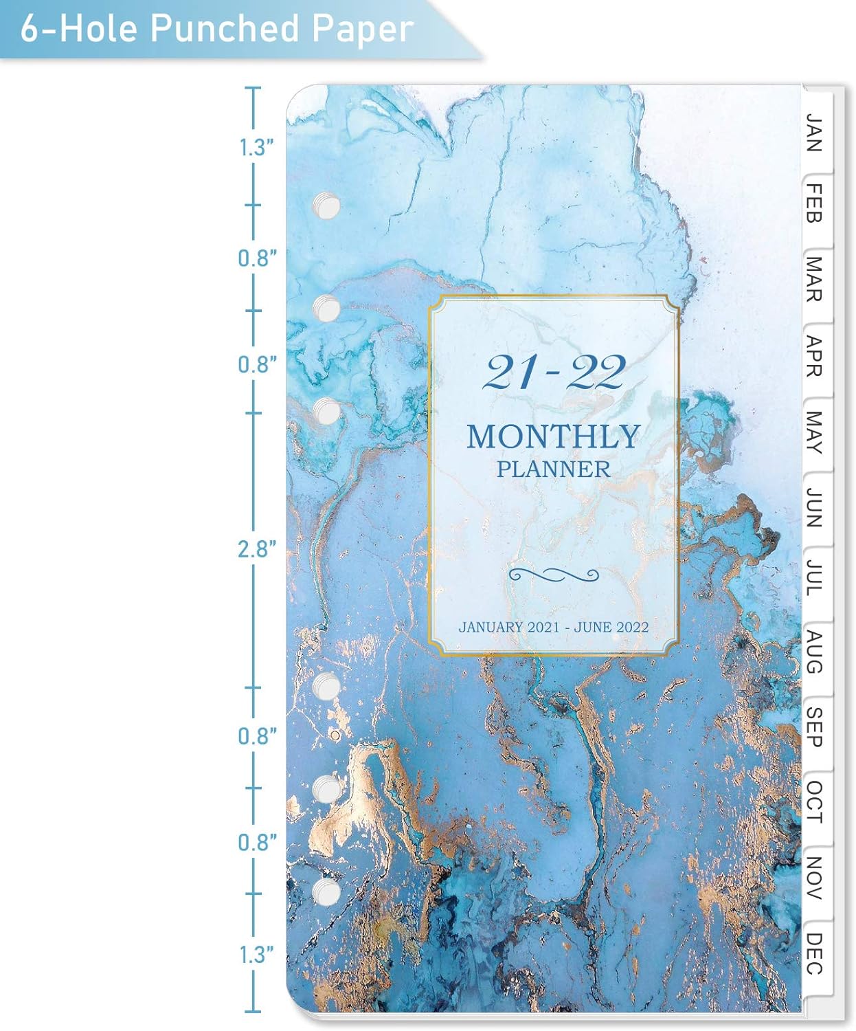 Office Supplies 2021 2022 Monthly Planner Refill 18 Month Refills Tabs Jan Jun 2021 22 New Business Industrial Map Of December 2022, January 2022