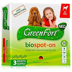 Flea and Tick Prevention for Dogs and Cats - Natural Flea Treatment for Pets Kittens Puppies - 100% Immediate Super Effect - 3 Months Supply - Flea and Tick Repellent Control