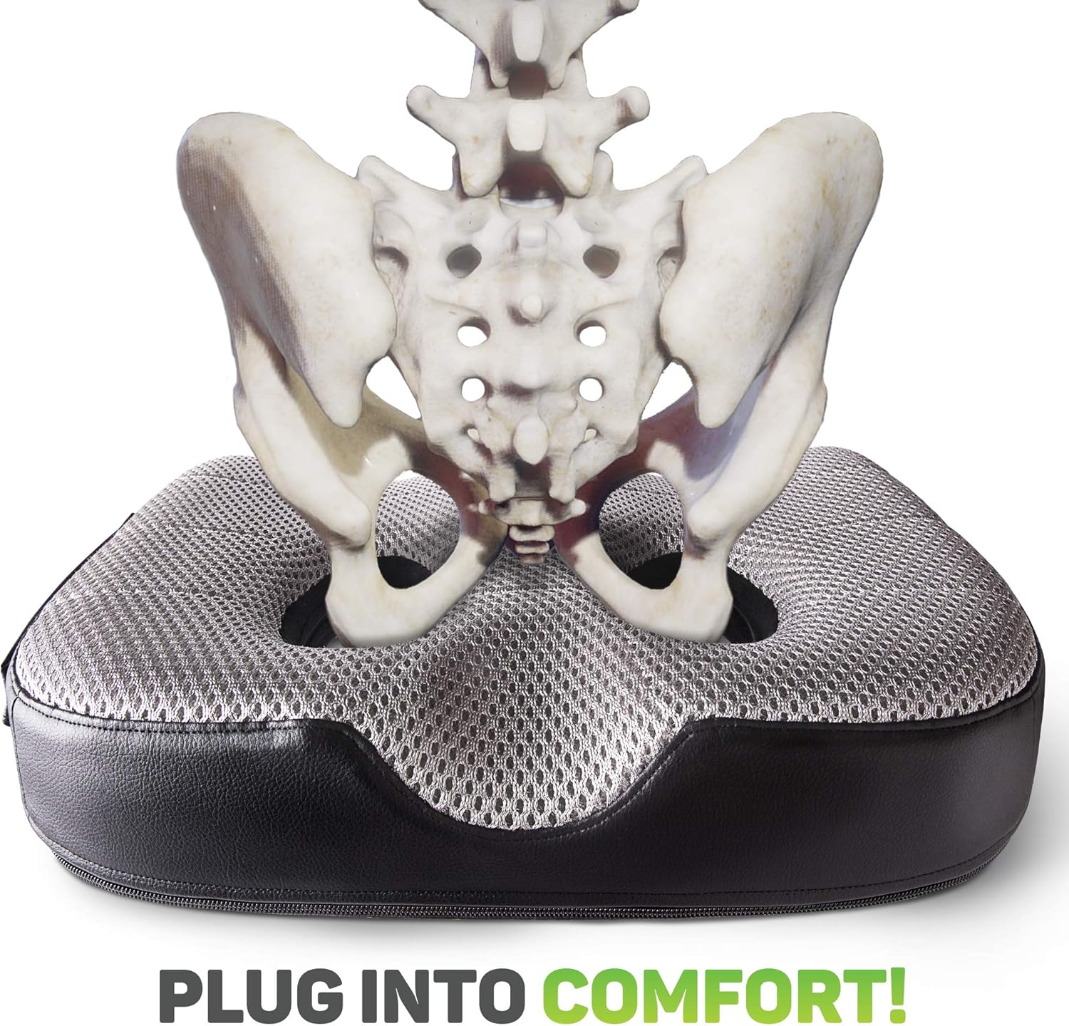 Aylio Socket Seat - Memory Foam Sit Bone Relief Cushion for Butt, Lower Back, Hamstrings, Hips, Ischial Tuberosity: Home & Kitchen