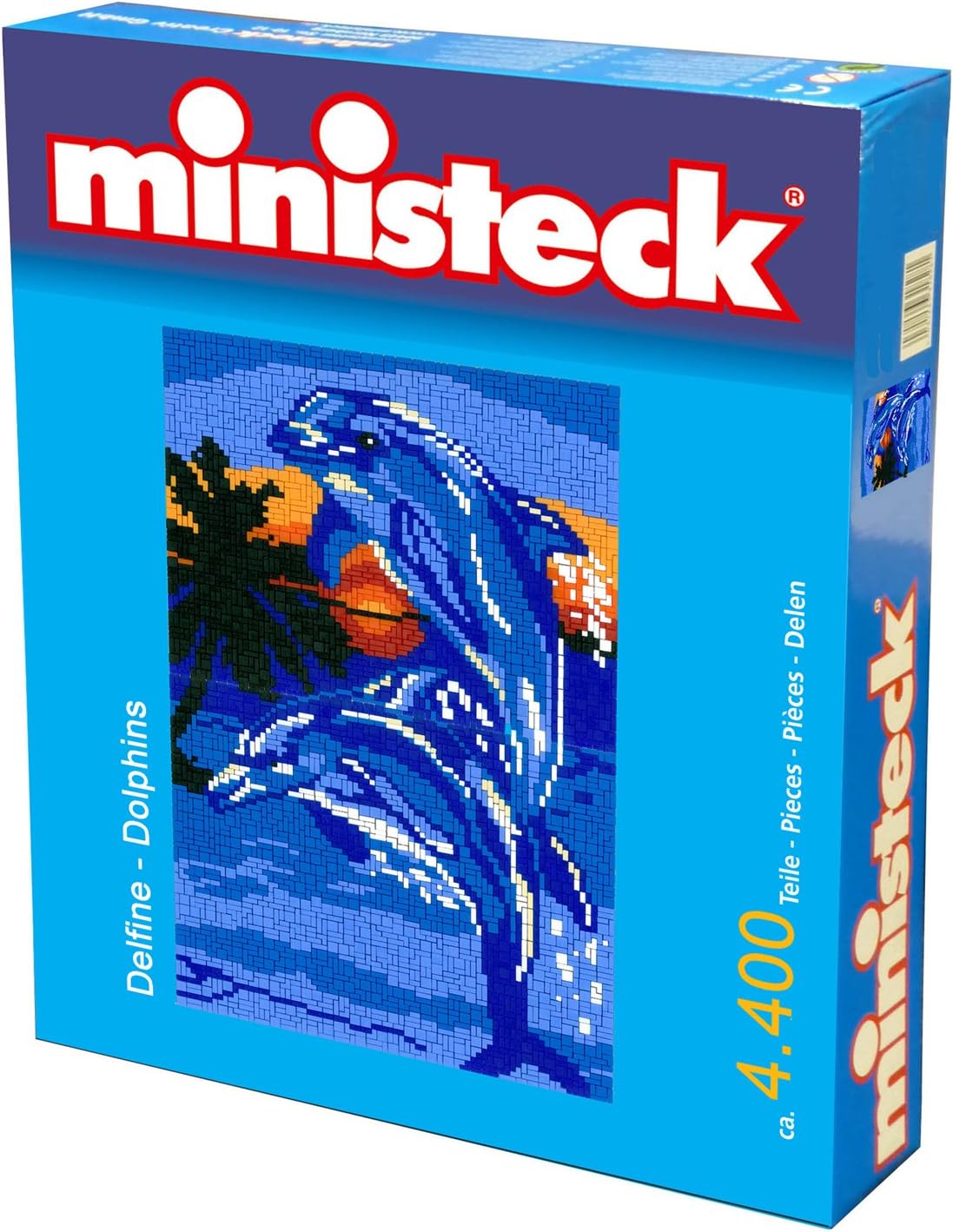 Ministeck Ministeck31318 Dolphins at Sunset Plug Picture (4300-Piece)