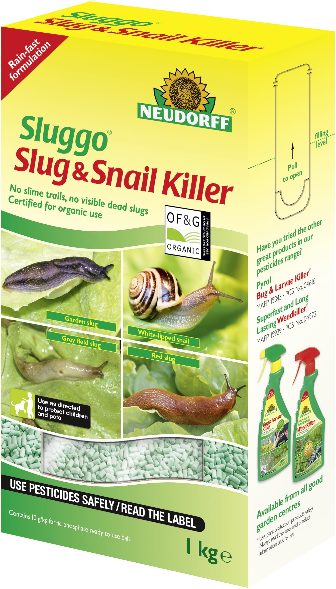Neudorff Sluggo Slug & Snail Killer 1kg