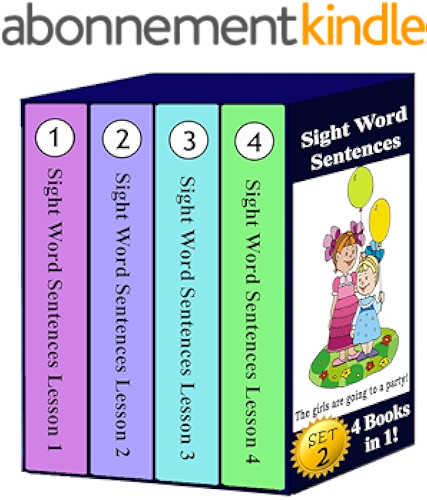 Download Sight Word Sentences Set 2 - Lessons 1-4: 4 Books in 1! (English Edition) PDF