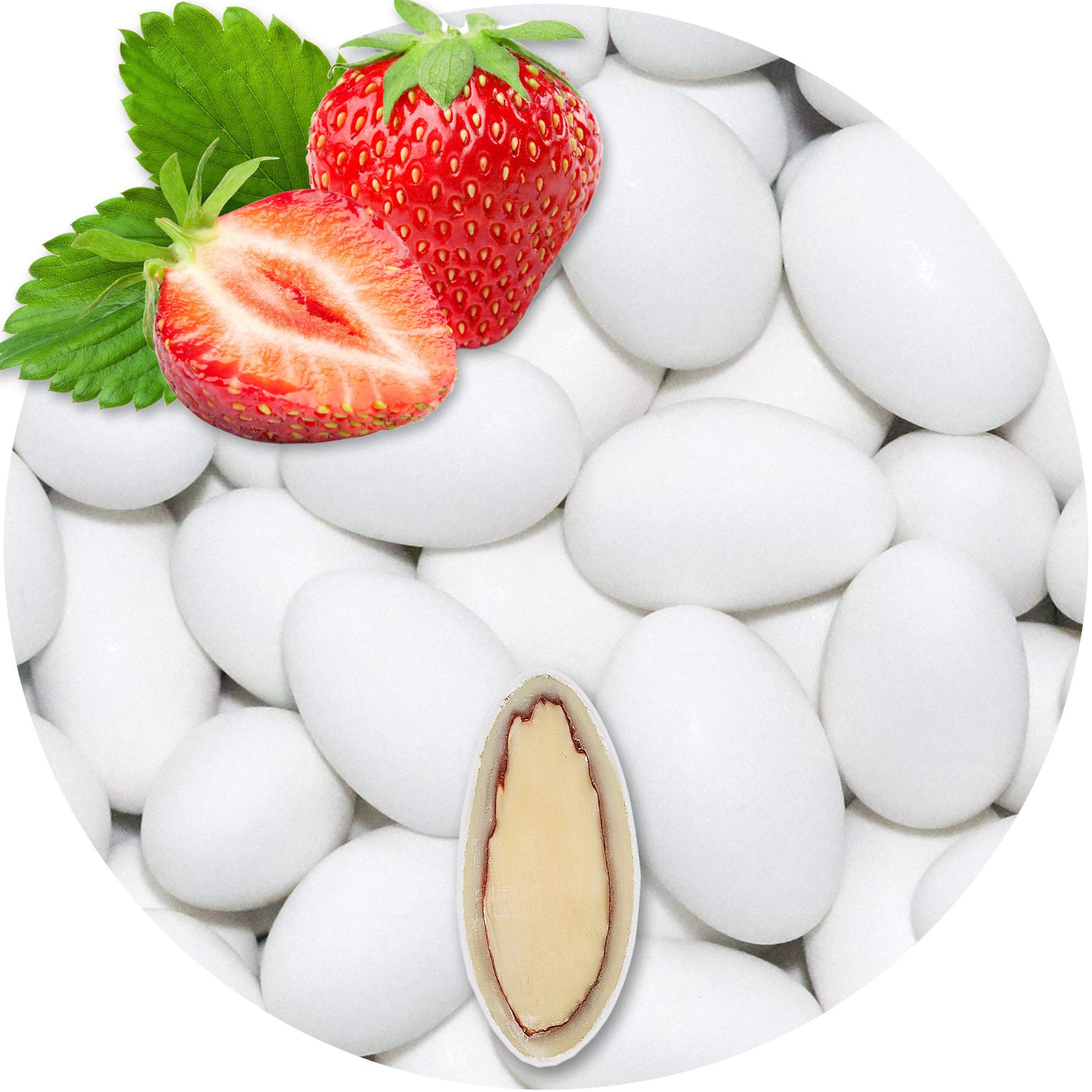 Buy EinsSein 1kg Sugared Almonds Chocolate Strawberry White matt