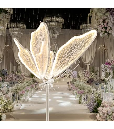 ZLPOWER Wedding Butterfly Floor Lamp Decoration Lights - Creative