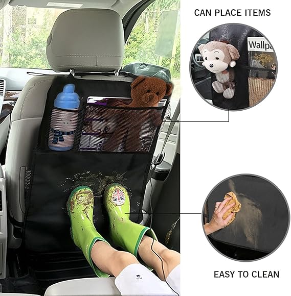 Seat Back 1 Pack Kick Mat Car Organiser