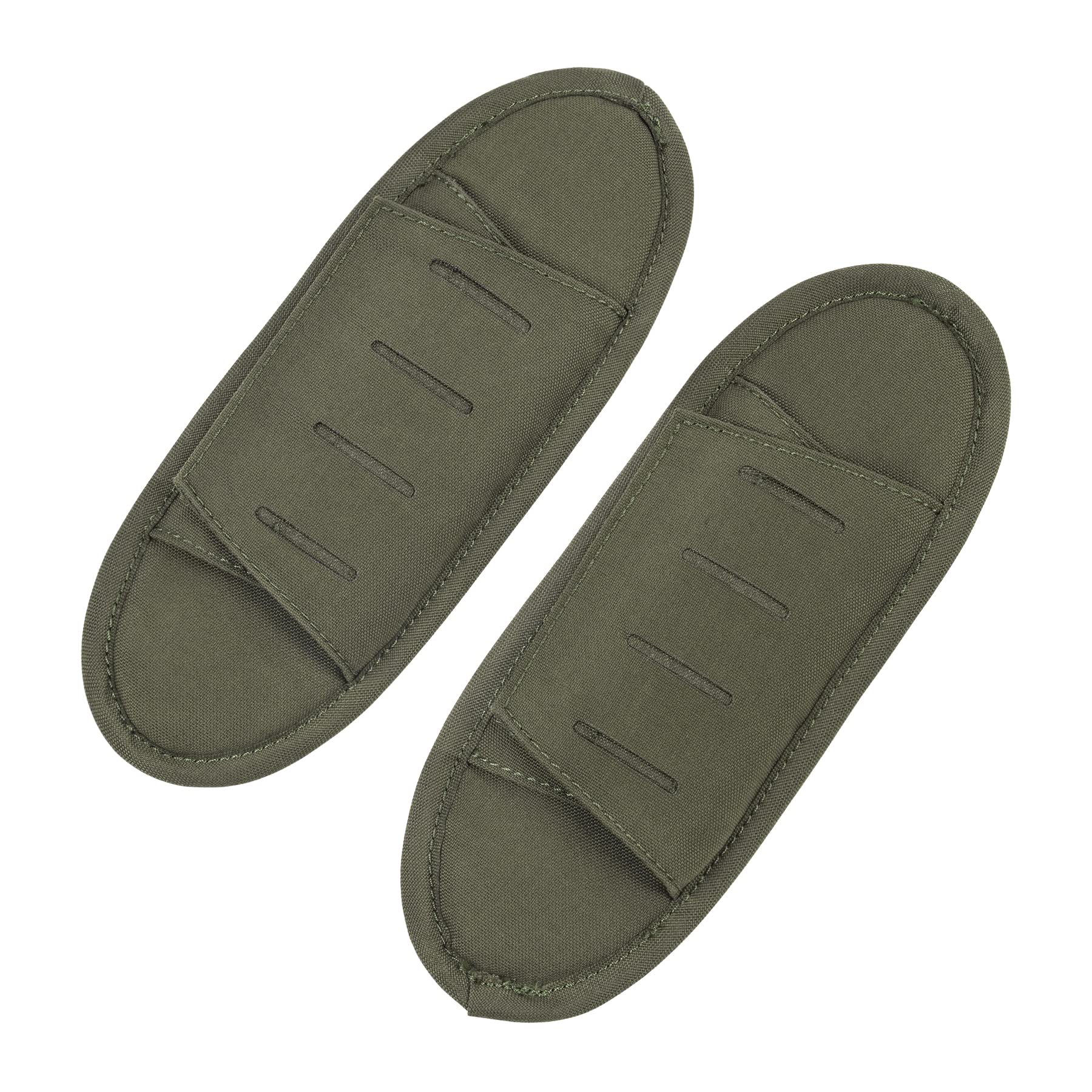 IDOGEAR Tactical Shoulder Pads for Vest Universal Removable Protection Pad for Backpack Shoulder Strap Outdoor Traveling Bags Breathable Decompression Soft Cushion Pads (Ranger Green)