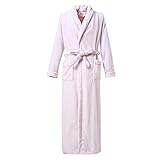 Richie House Women's Soft Warm Fleece Bathrobe
