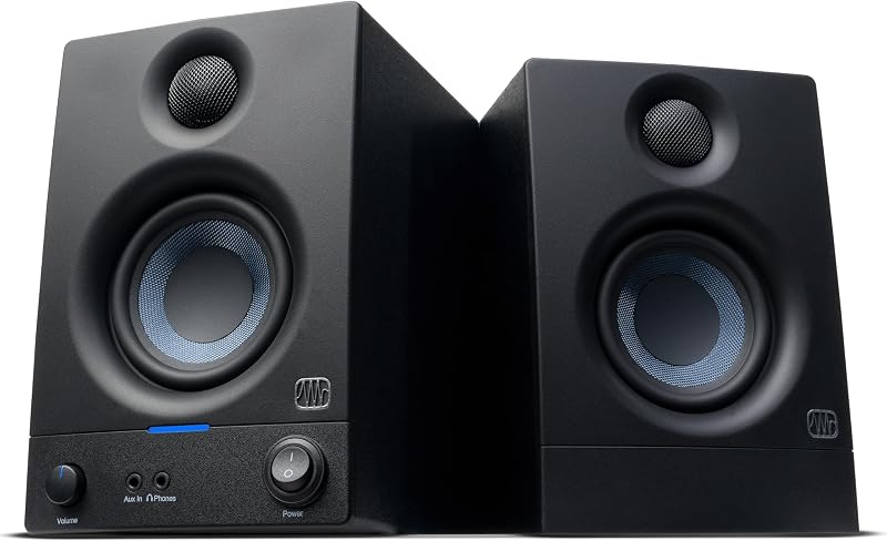 Eris 3.5 Gen 2, 3,5" Studiomonitore - Aktivlautsprecher für Multimedia, Gaming, hochwertige Studio-Musikproduktion, 50 W Leistung, Schwarz