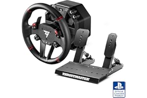 Thrustmaster T598 Racing Wheel for PS5, PS4 & PC - 5 Nm Direct Drive Steering Wheel with Pedals Set, Realistic Sim Driving Experience with Force Feedback