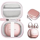 CaseSack Case for King Lucky i121 Clip on Earbuds Open Ear 5.4 Headphones (Rose Gold)