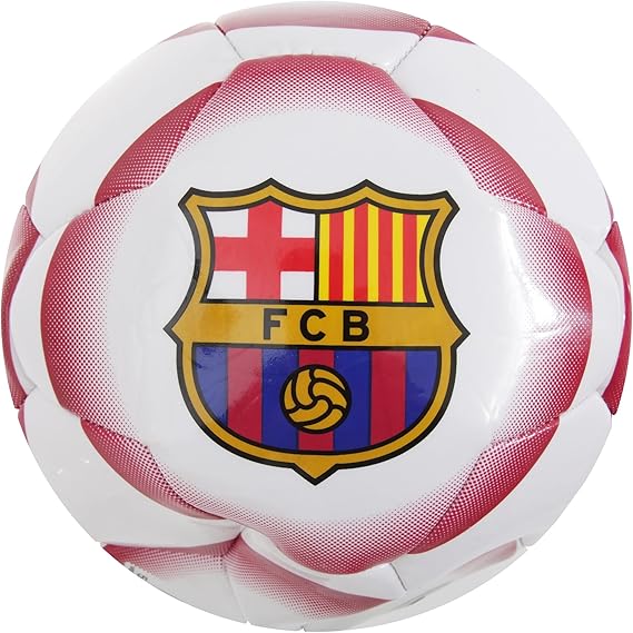 Amazon Co Jp Fcバルセロナ フットボールクラブ Fc Barcelona オフィシャル商品 ロゴ サッカーボール 5号 ワンサイズ スカーレット ホワイト スポーツ アウトドア
