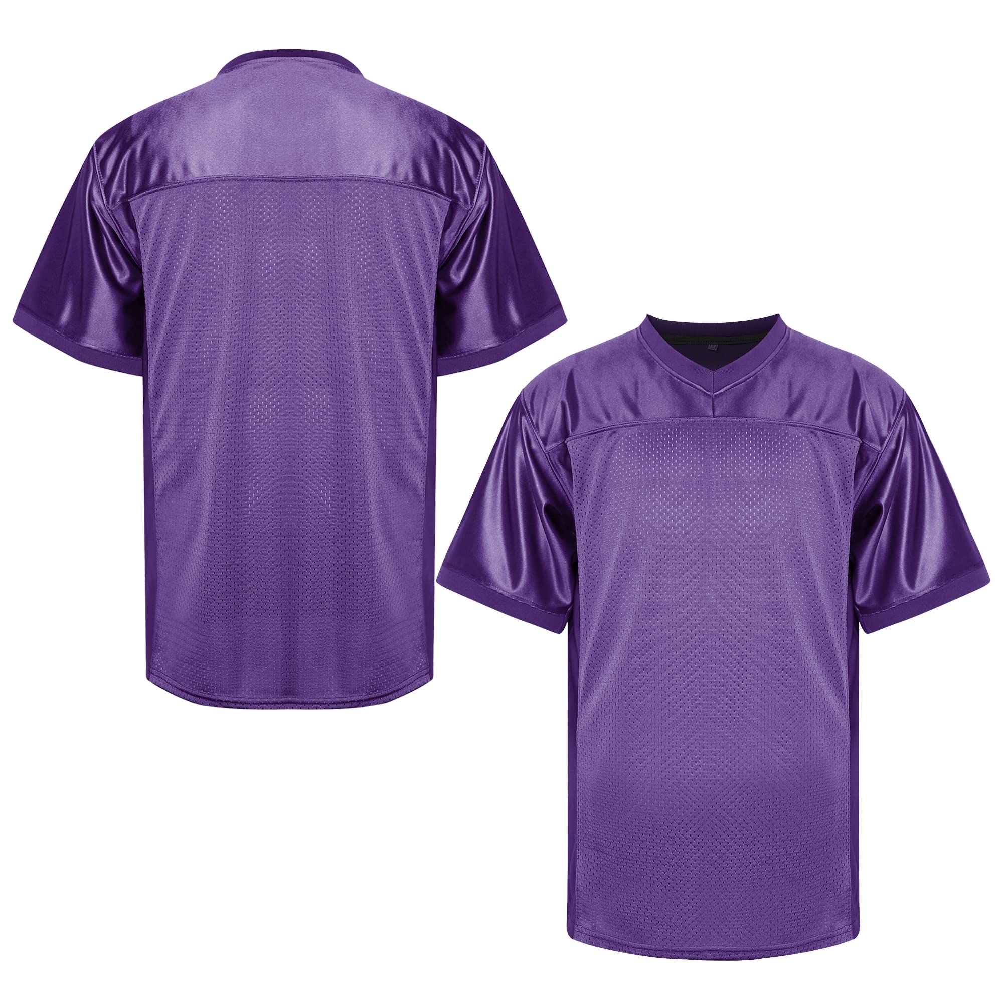 MESOSPERO Blank Football Jersey,Men's 90s Hip Hop